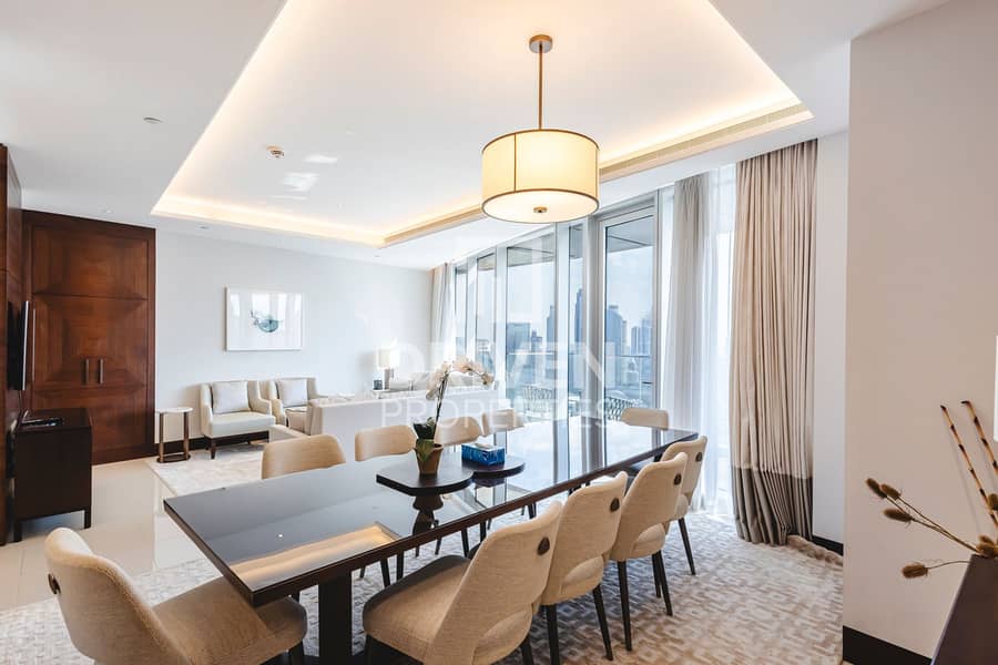 The Address Sky View Tower 2 — High Floor · Burj & Fountain View